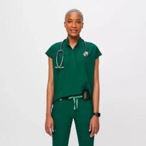 Figs Rafaela green XL top